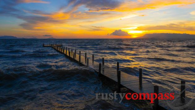 Sunset at the Sailing Club, Kep